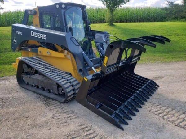 Skid Steer Buckets, Grapples, Bale Spears, Pallet Forks, Tree Pullers