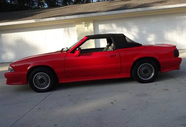 1988 FORD MUSTANG ASC/MCLAREN CONVERTIBLE