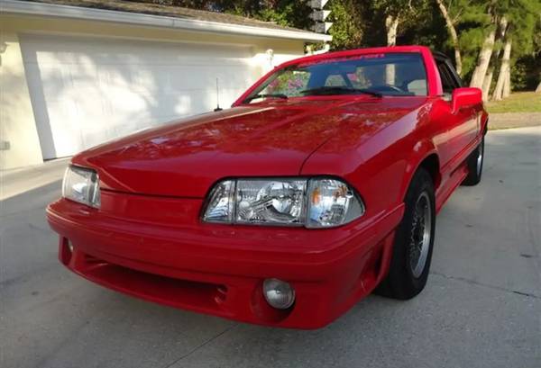 1988 FORD MUSTANG ASC/MCLAREN CONVERTIBLE