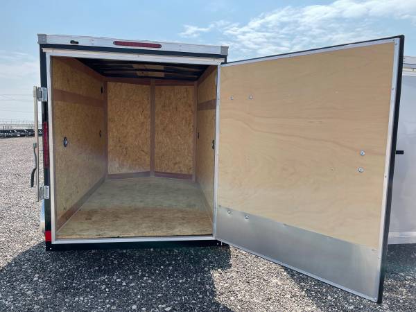 5X8 & 5X10 Single Axle Enclosed Cargo Trailers w/ Tie-downs