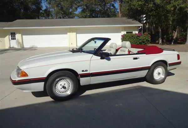 1989 FORD MUSTANG LX CONVERTIBLE