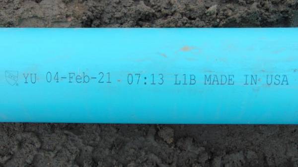 UNUSED PLASTIC PVC PIPE Different Types & Sizes