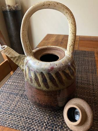 Beautiful handmade pottery teapot