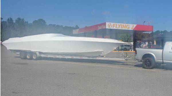 Boat transport hauling shipping