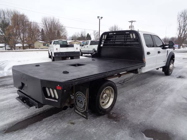 2019 Ford F450 SUPER DUTY 6.7L POWERSTROKE 4X4 11 FT FLATBED CREW CAB