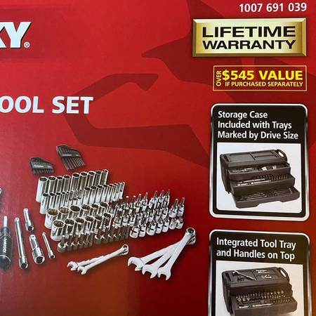 Husky (Brand new) 1007691039 Mechanics Tool Set 1/4″, 3/8″, 1/2″ Drive