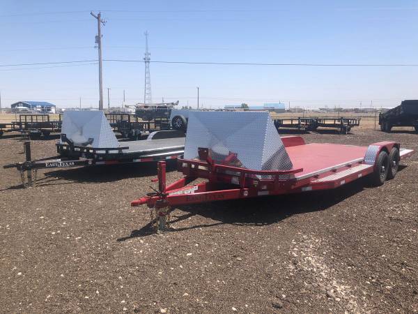 83X22 (12K) Car Haulers w/ Rock Shield, Swivel D-Rings & Split Dove Ta