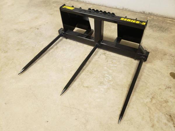 Skid Steer Buckets, Grapples, Bale Spears, Pallet Forks, Tree Pullers