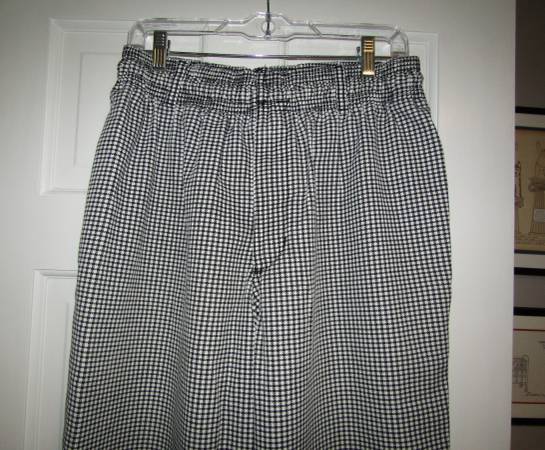 Chef Culinary Pants Chefs Cook Unisex Size Large