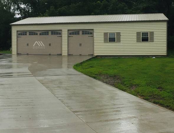 Steel Buildings – 3 Car Garage Building