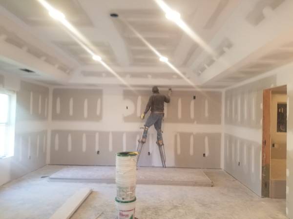 Drywall hanging and finishing