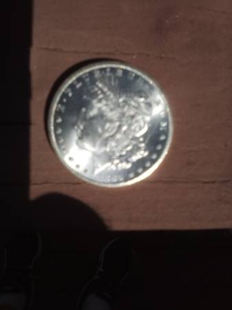 1884 CC Morgan Silver Dollar, Luster, Brilliant Condition