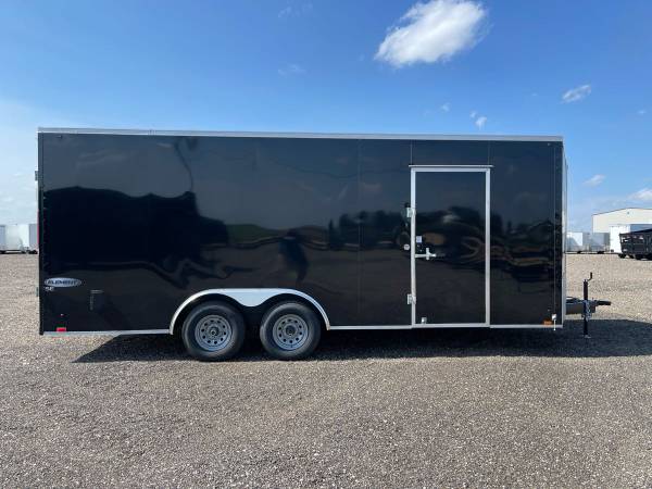 8.5X24X7 (10K) Enclosed Car Hauler – Screwless Sides – Reverse Lights