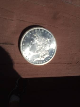 1884 CC Morgan Silver Dollar, Luster, Brilliant Condition