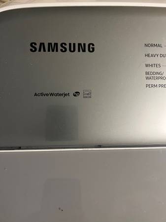 Samsung washer and dryer