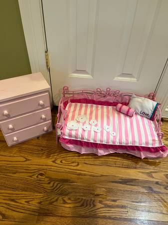 Handmade Wooden Doll Chest for American Girl