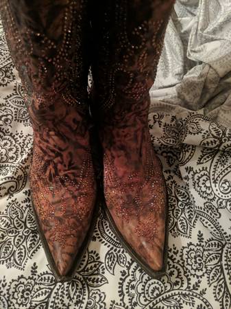 BEAUTIFUL AUSTRIAN CRYSTAL OL GRINGO COWBOY BOOTS