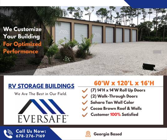 Steel Buildings – Garage Carport Hybrid