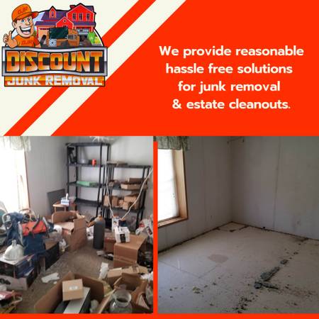 Estate Cleanouts, Junk Removal and Trash Removal. Insured 913-592-9696