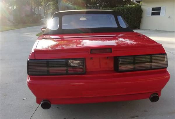 1988 FORD MUSTANG ASC/MCLAREN CONVERTIBLE