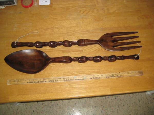 Tiki Fork and Spoon