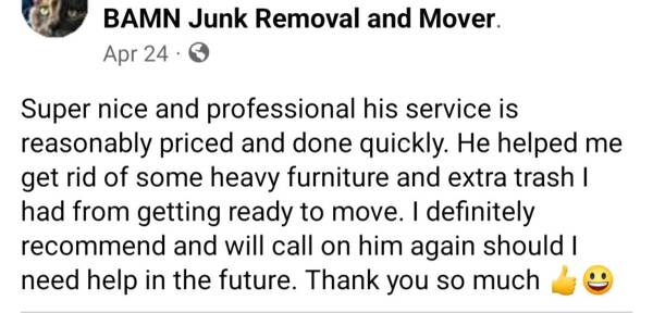 Junk Removal and Moving Help – Locally Owned