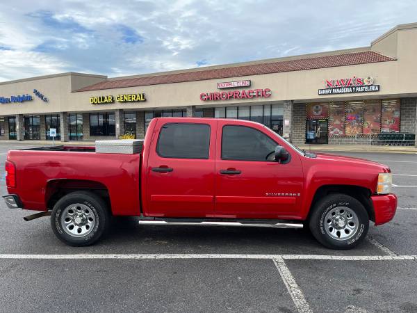 2007 Chevy Silverado, LT four-door Red