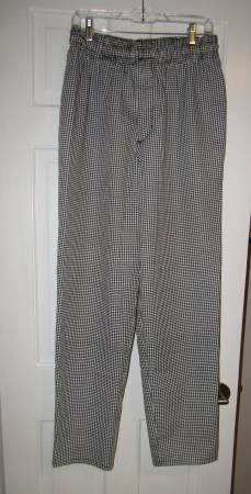 Chef Culinary Pants Chefs Cook Unisex Size Large