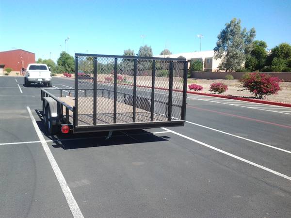 flat bed ramp trailer