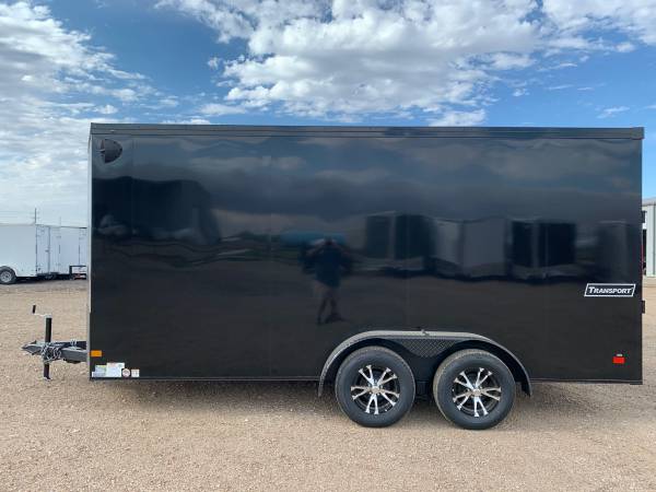 7X14X7 Haulmark Enclosed Cargo Trailer – All Tube Frame – 4 D Rings