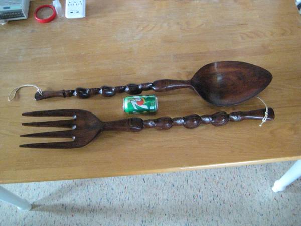 Tiki Fork and Spoon