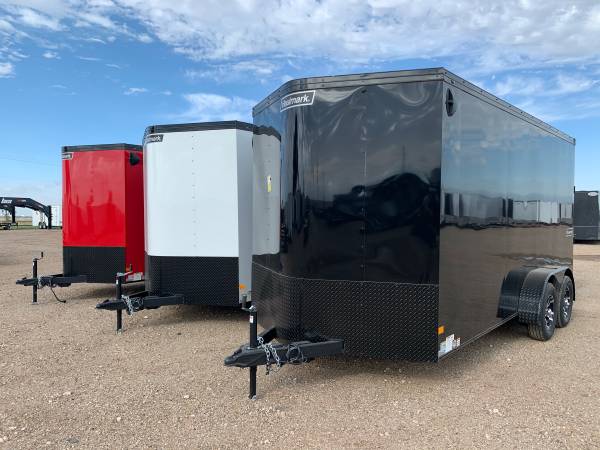 7X14X7 Haulmark Enclosed Cargo Trailer – All Tube Frame – 4 D Rings