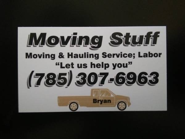 Movers Needed? Need Junk Hauled Off?