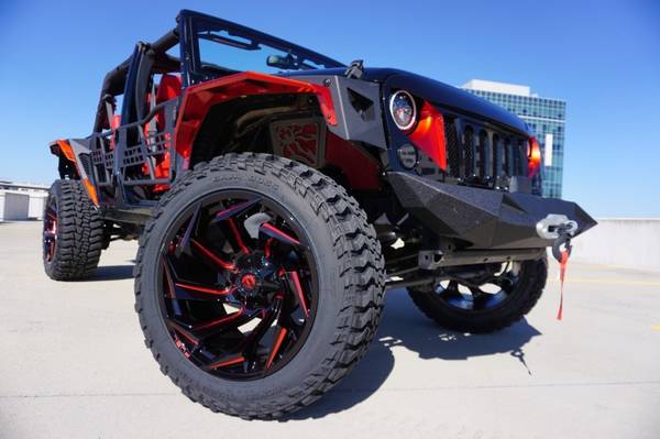 2015 Jeep Wrangler Unlimited 4 DOOR * WoOoW * Lifted * CUSTOM !! JK