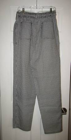 Chef Culinary Pants Chefs Cook Unisex Size Large