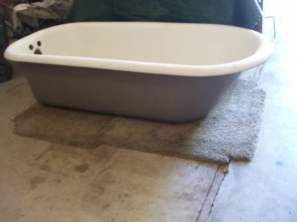 Restored Vintage Claw Foot Bathtub