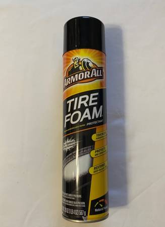 Techron Concentrate Plus Fuel System Cleaner 12 oz & Armor All Tire Foam 20 oz (