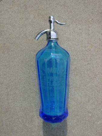 Rare Plymouth Spring Bottling Co. Seltzer Bottle