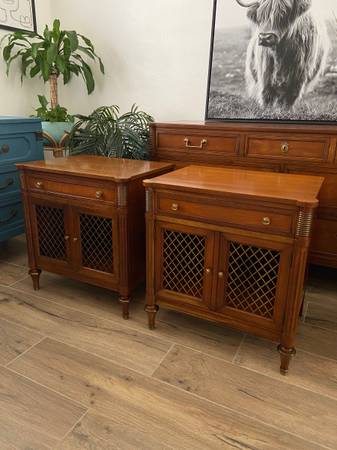 Solid Cherry Dresser Chest Nightstands by Kindel