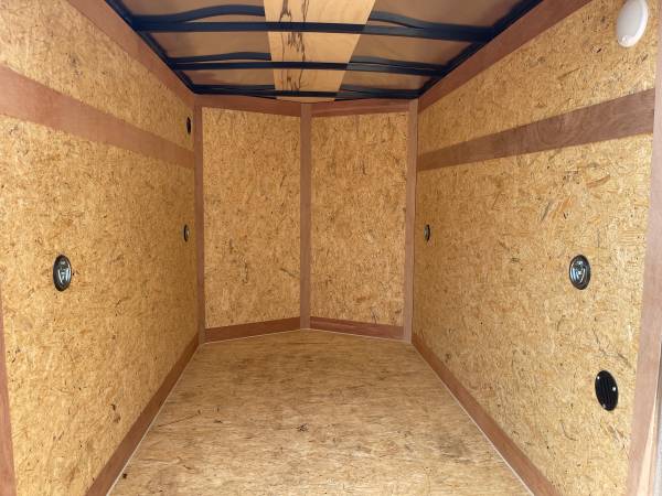 5X8 & 5X10 Single Axle Enclosed Cargo Trailers w/ Tie-downs