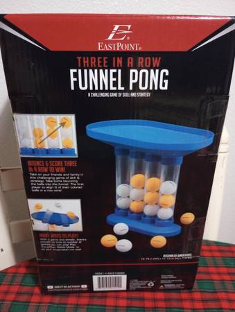 Funnel Pong Game Three in A Row Ping Ball