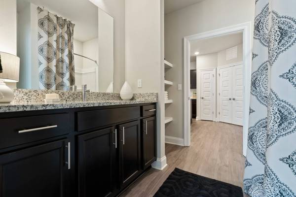 Courtyard View, Undermount Sinks, Subway Style Backsplash