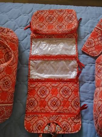 Vera Bradley quilted travel set