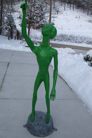 Alien Statue (over 6 ft.) New