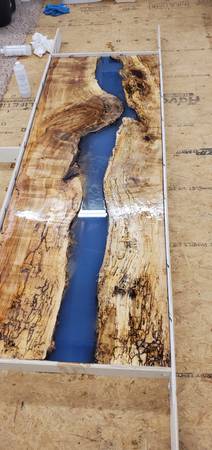 Large 3″ slab of Spalted Maple Log