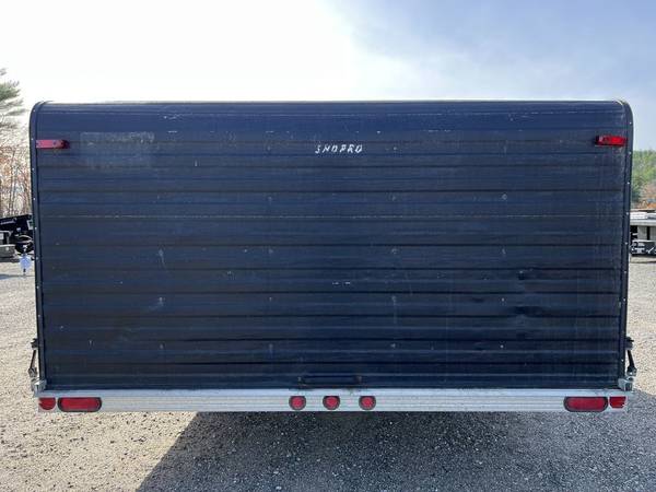 1997 Newman 101×10 Aluminum Tilt Deck 2 Place Snowmobile Trailer