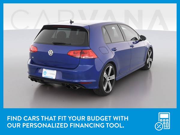 2016 VW Volkswagen Golf R Hatchback Sedan 4D sedan Blue – FINANCE