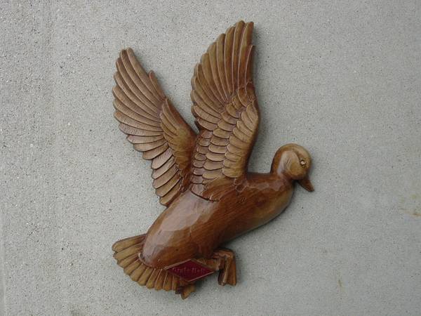 Vintage Grain Belt Beer Advertising Flying Duck 3-D Wall Sign