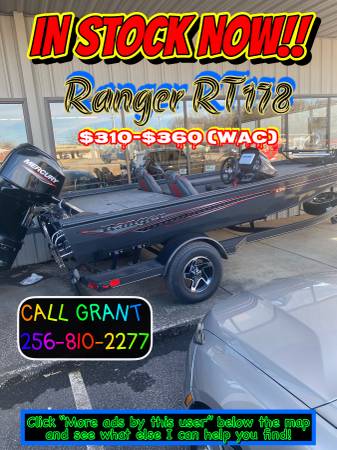 RANGER BOAT RT178! In stock and Available! CALL ME!!