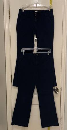 Girls Arizona Navy Pants Size 5 Short (2) Total